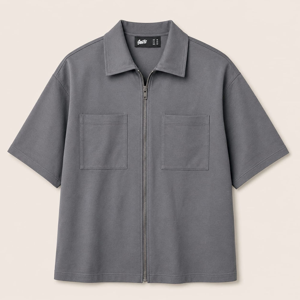 Double pocket zipper top