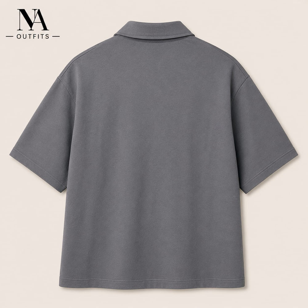 Double pocket zipper top