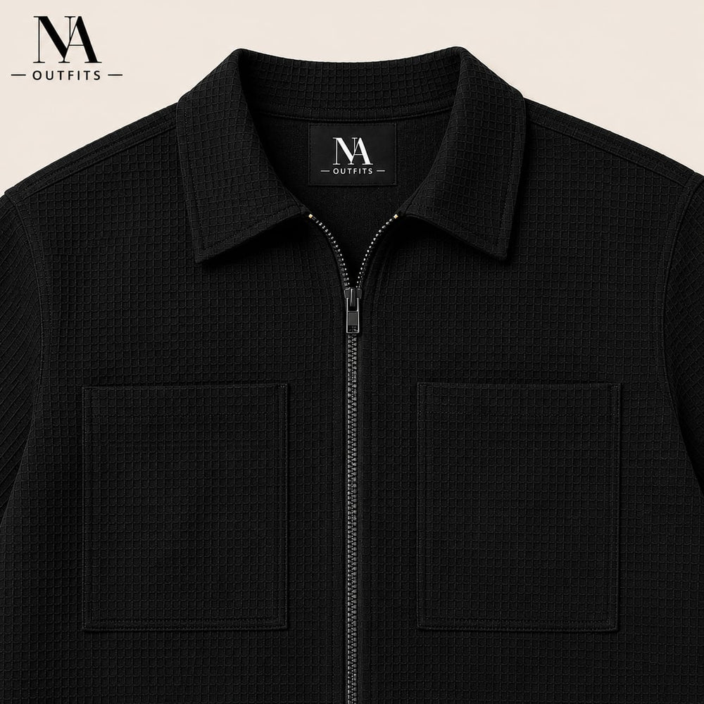 Double pocket zipper top