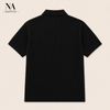 Black signature knit Polo