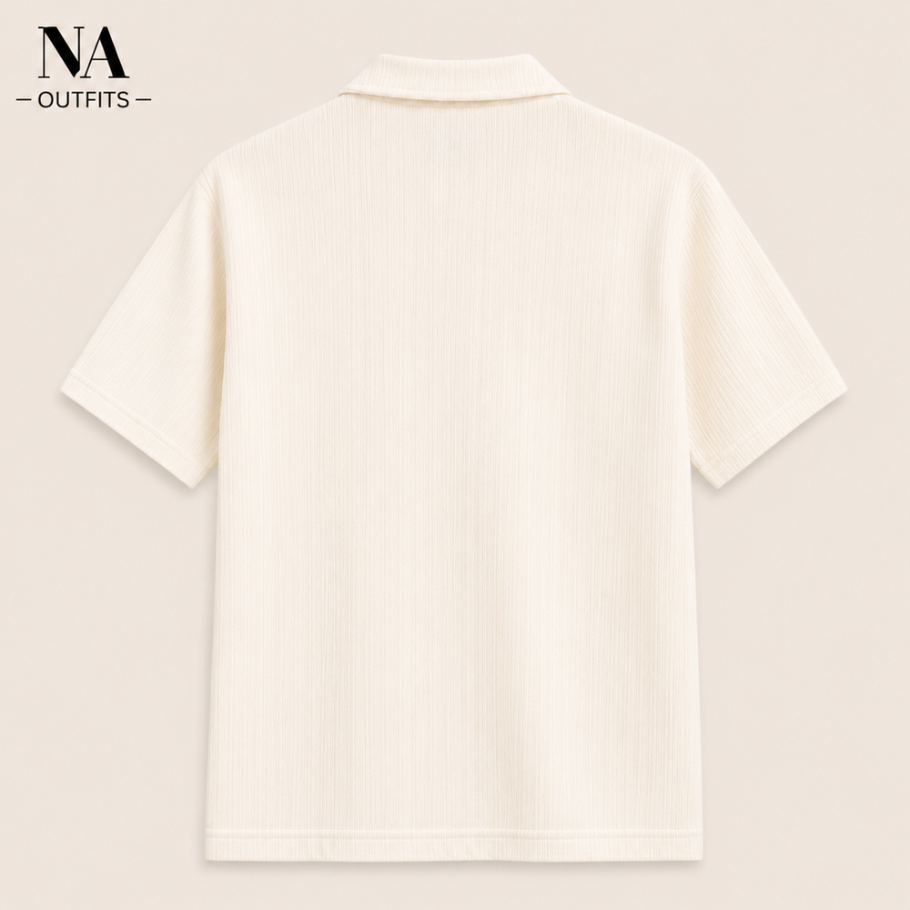 White signature knit Polo