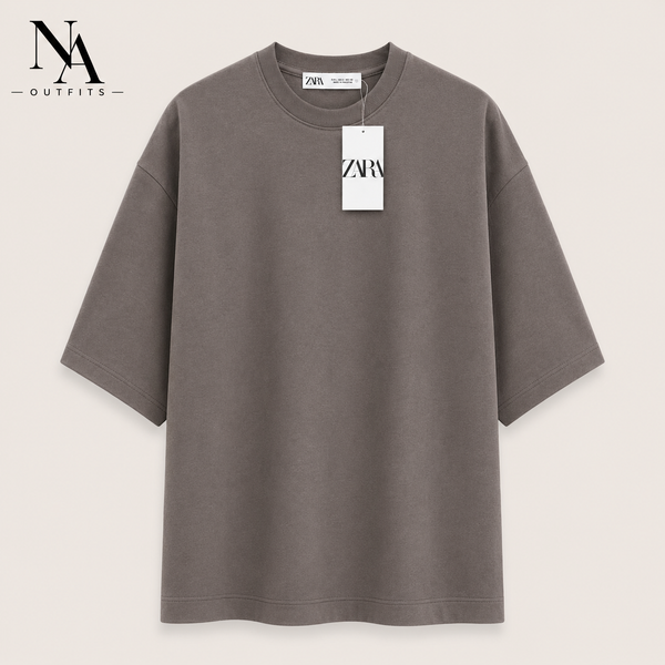 Essential Oversized Tee – Taupe