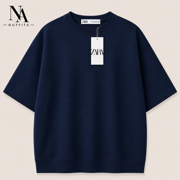 Essential Oversized Tee – Midnight Navy