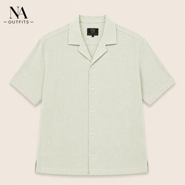 Sage Green Classic Resort Collar Shirt