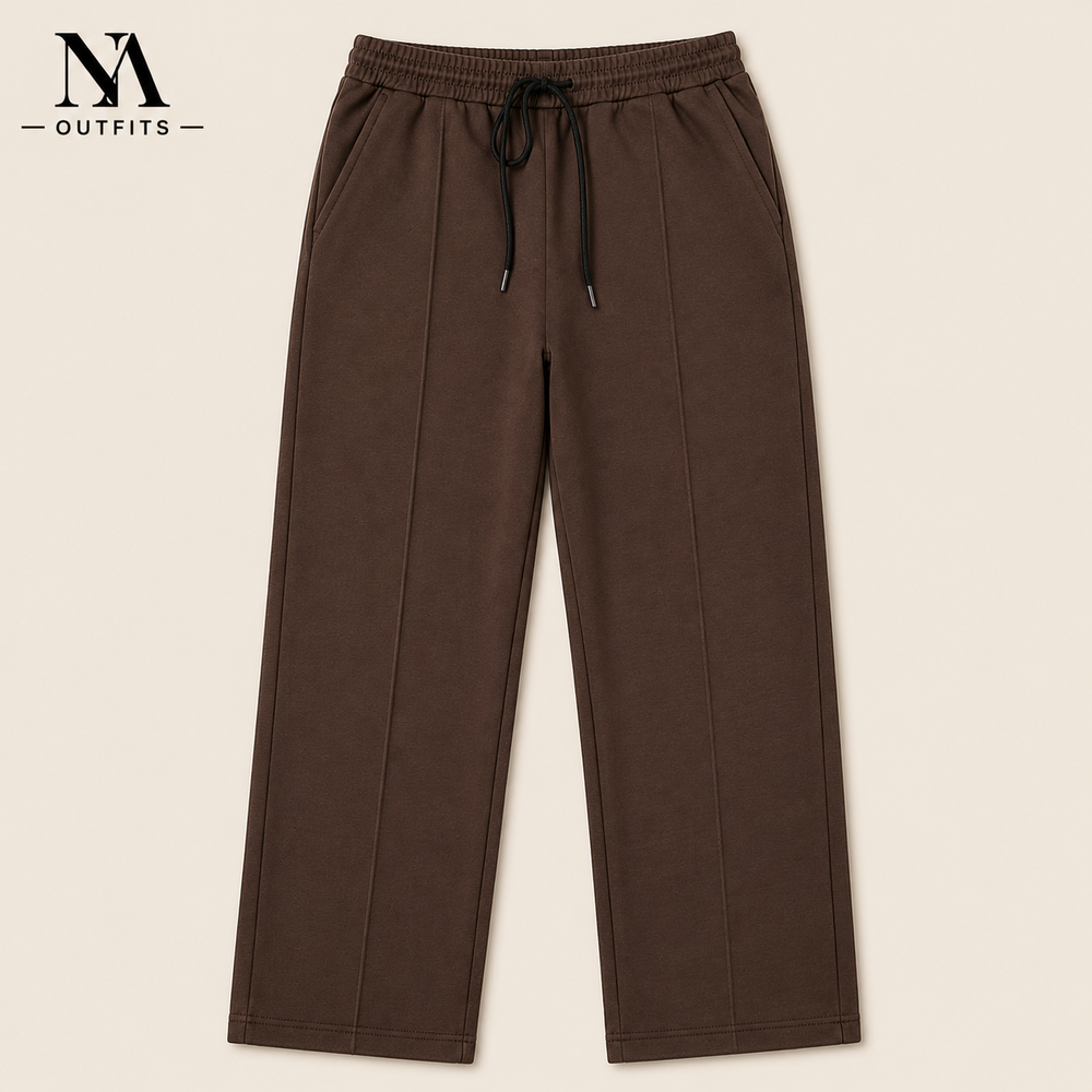 Slate Ease Trousers – Mocha Brown