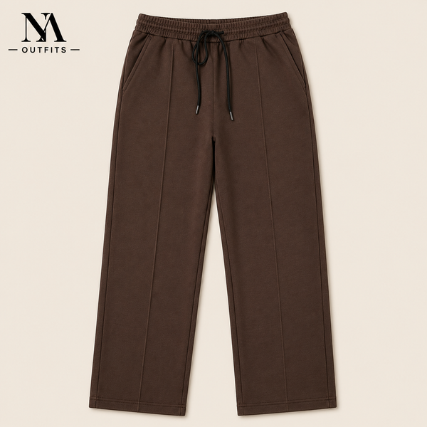 Slate Ease Trousers – Mocha Brown
