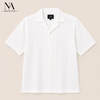 White Classic Resort Collar Shirt