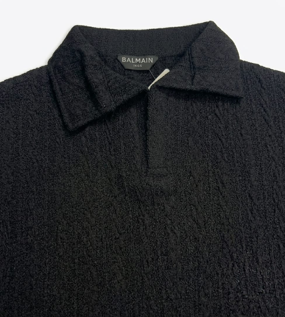 Noir Knit Polo