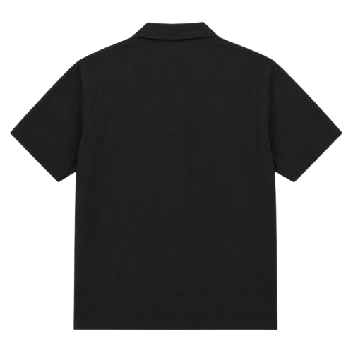 Black Resort Collar Shirt