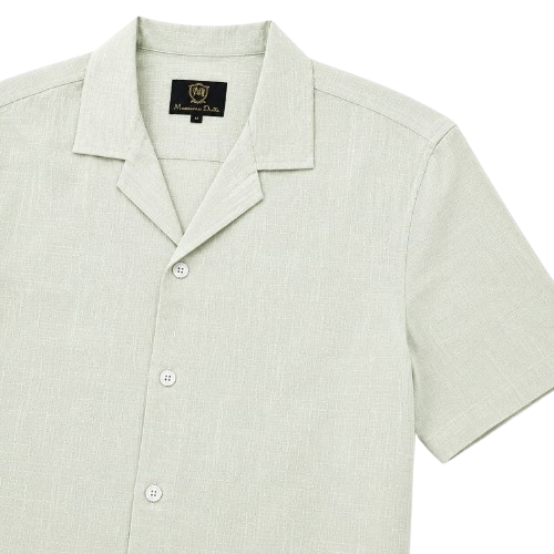 Sage Green Classic Resort Collar Shirt