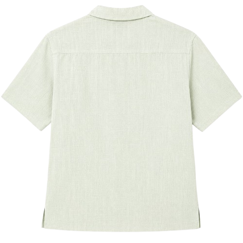 Sage Green Classic Resort Collar Shirt