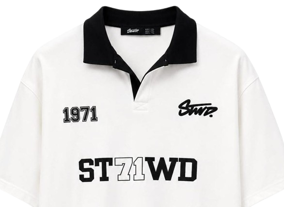 White Varsity Edge