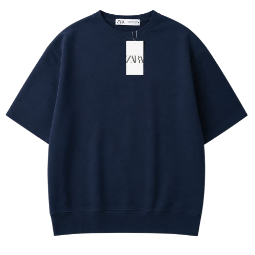 Essential Oversized Tee – Midnight Navy