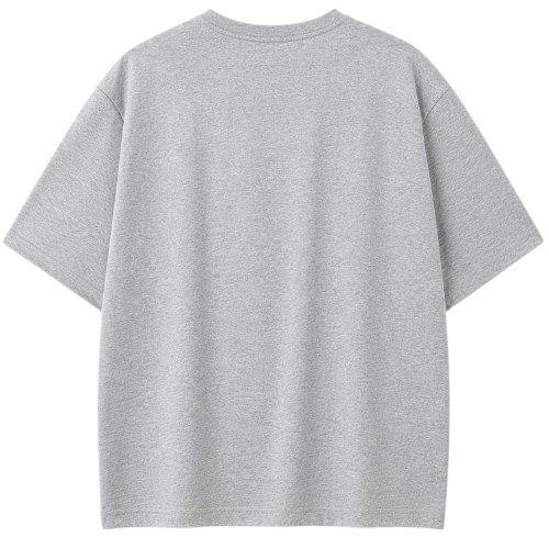 Essential Oversized Tee – Heather Grey