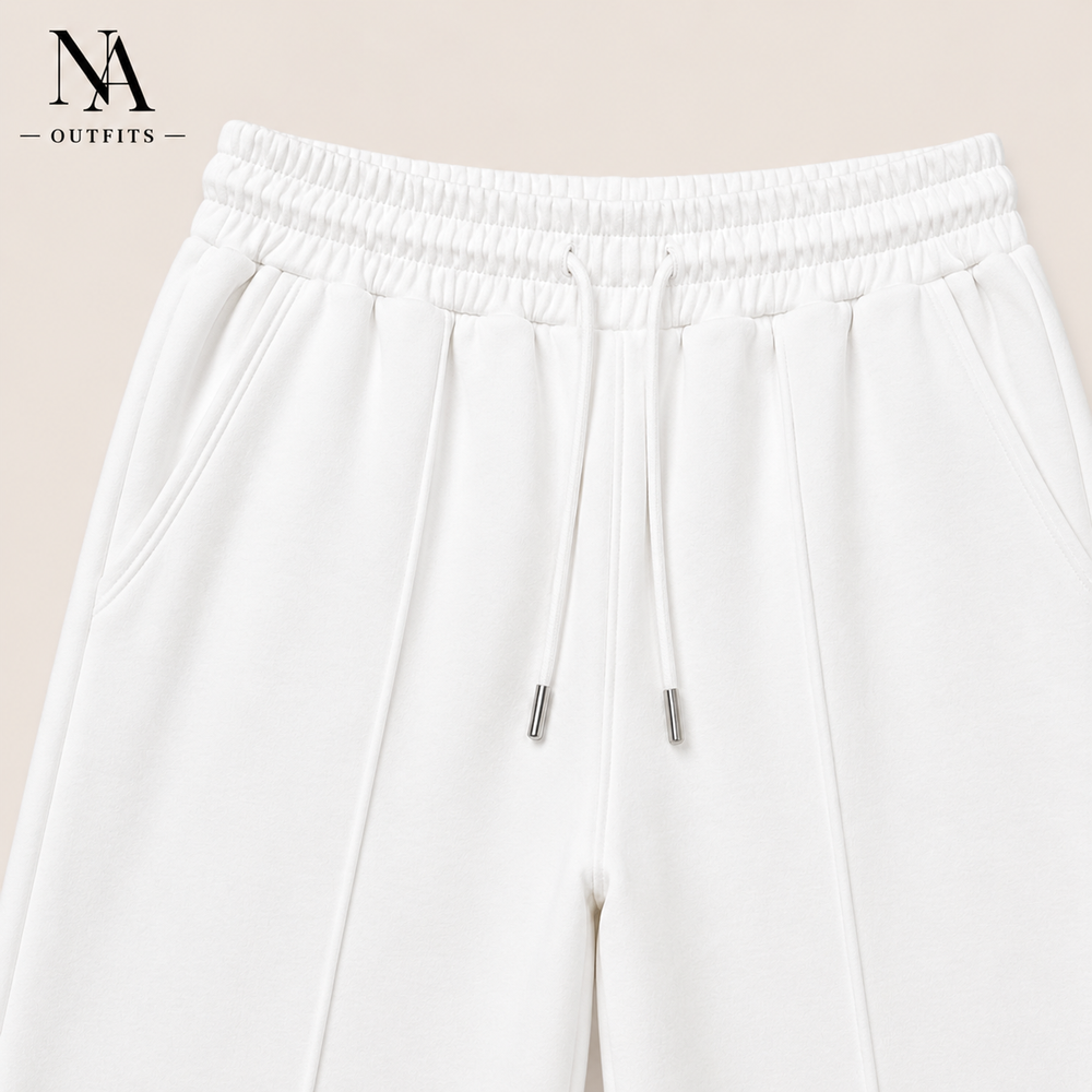 Slate Ease Trousers – White