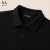 Black Buttoned Polo