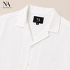 White Classic Resort Collar Shirt