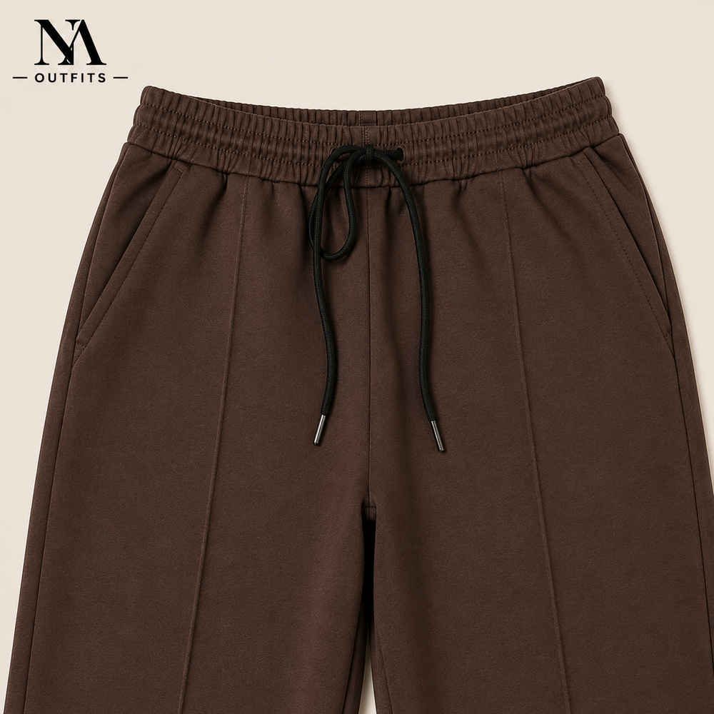 Slate Ease Trousers – Mocha Brown